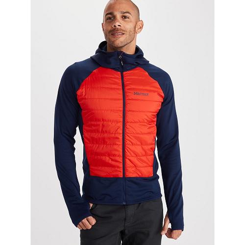 Marmot Down Jacket Navy NZ - Variant Hybrid Jackets Mens NZ1578046